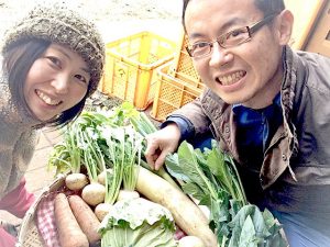 私たちが、あるまま農園の野菜を作っています。